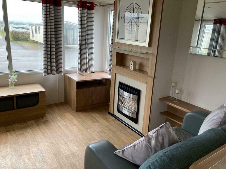 Modern 2 bed static caravan. North West Cumbria. 12 month season. Allonby