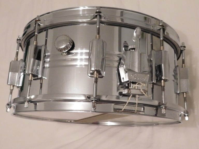 Pearl  B4514L Custom Model Rock  COB snare drum  14 x 6 1/2 - Japan - 70s- Copeland Big brother -402