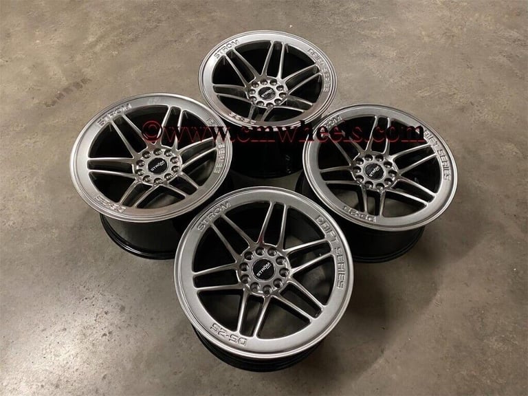 18" Inch Strom DS-25 Drift Alloy Wheels 5x120 BMW F80 M3 E90 M3 E46 M3 M4 F82 F83