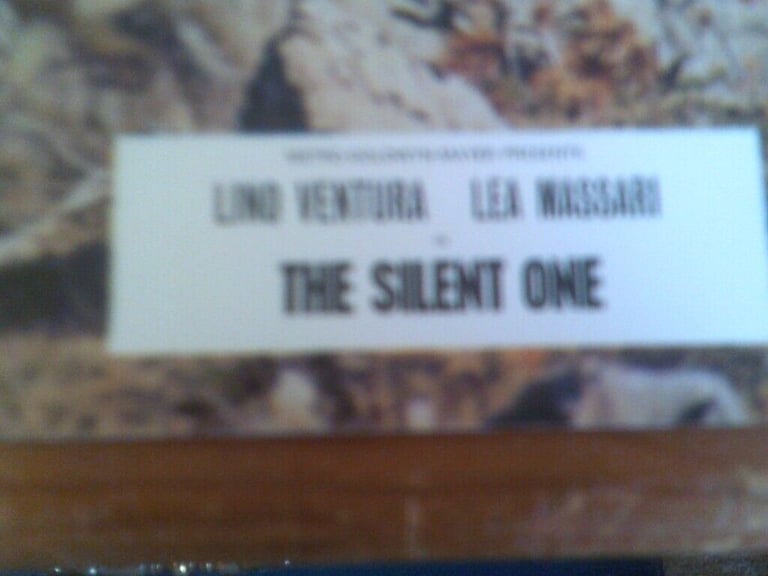 7 ORIGINAL CINEMA LOBBY PHOTO CARDS THE SILENT ONE  LINO VENTURA   BUYER COLLECTS  
