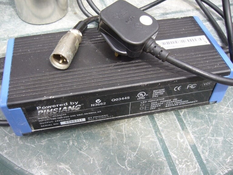 image for pihsiang 8 amp 24v mobility scooter battery charger 
