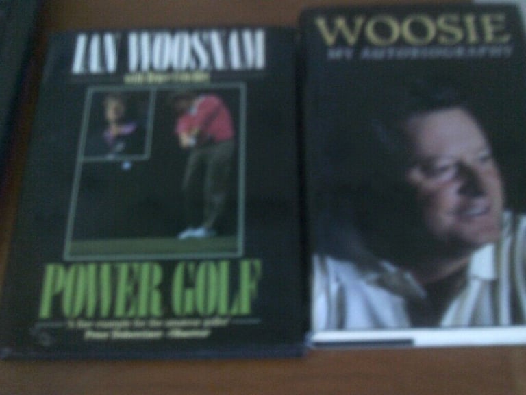 2 IAN WOOSNAM SIGNED BOOKS H/B GOLF