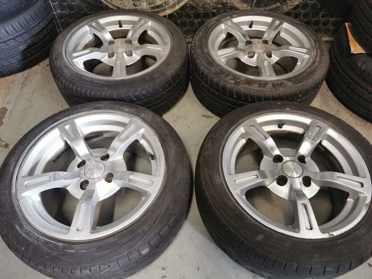 image for 15&quot; PLATI ALLOY WHEELS / TYRES - 4 X 100 - VOLKSWAGEN