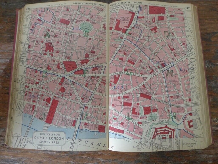 image for Of Historic Interest: 1948 edition of BARTHOLOMEW'S REFERENCE ATLAS OF GREATER LONDON.