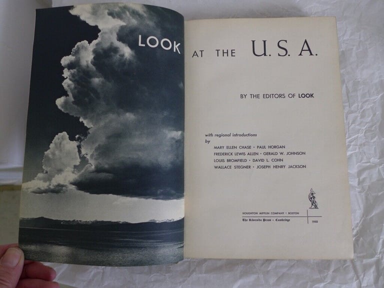 Two vintage books on America: LOOK AT THE USA and AMERICANS, by Desmond Wilcox. £20 for the two