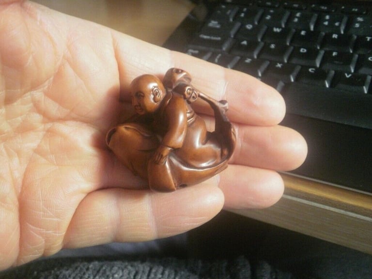 Netsuke gifts hand carved wooden collectable ornament over 299 to choose from
