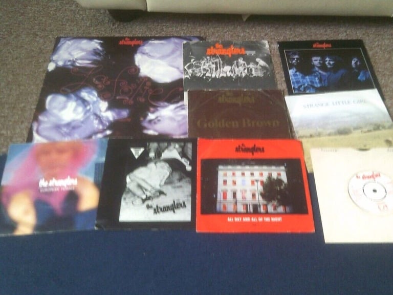 image for 9  MIXED STRANGLERS RECORDS  LP   SINGLES   