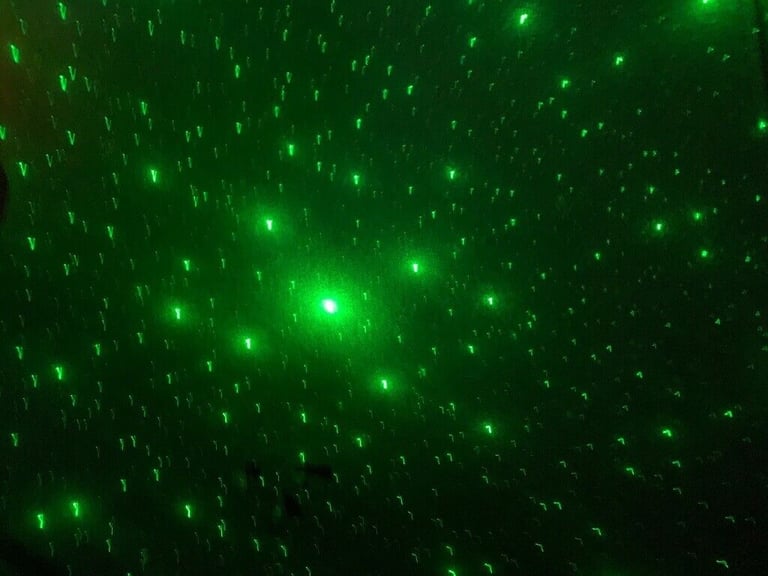 Star shaped laser twilight projector