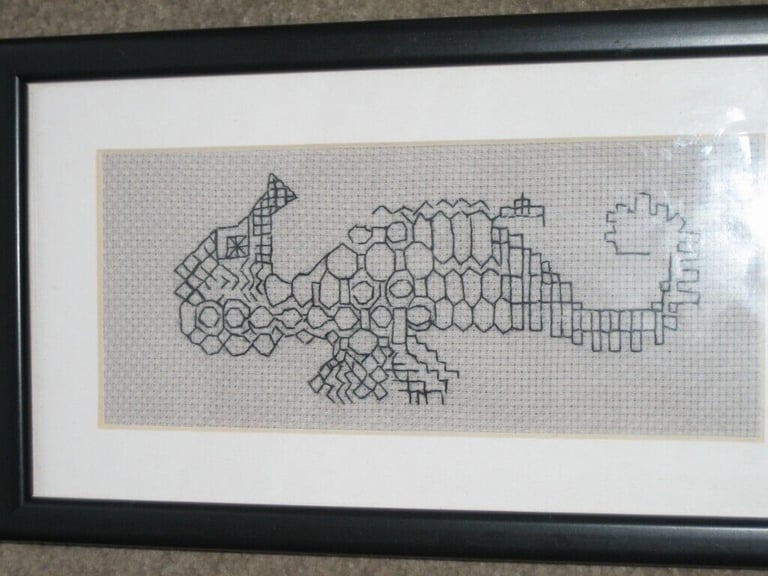image for Seahorse - Framed Embroidery