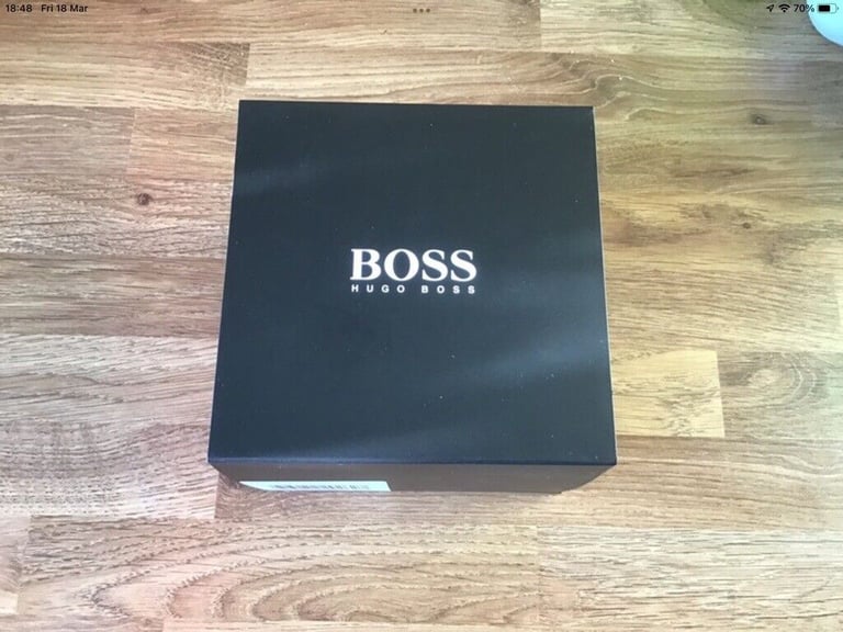 Hugo Boss Chronograph Watch - leather strap - brand new & boxed