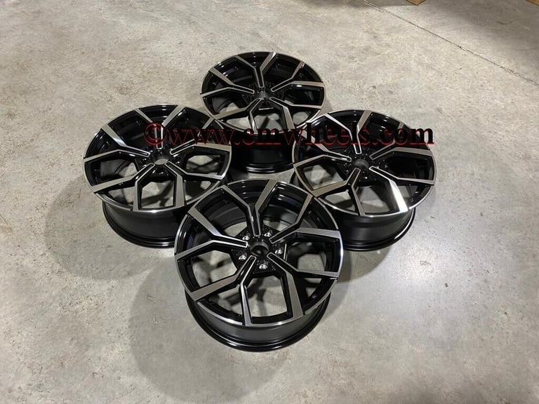 17" Inch Faro Style Alloy Wheels VW Golf MK5 MK6 MK7 MK7.5 Audi A3 Seat Leon Caddy Skoda 5x112