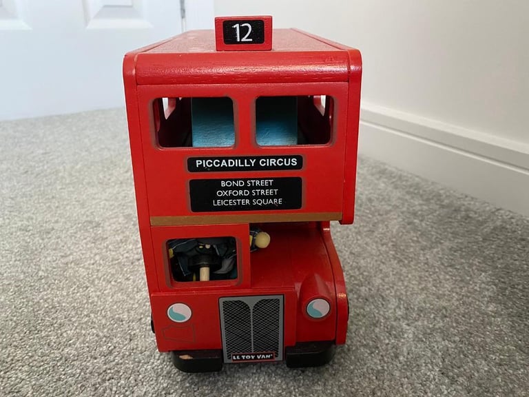 Wooden Toy Bus
