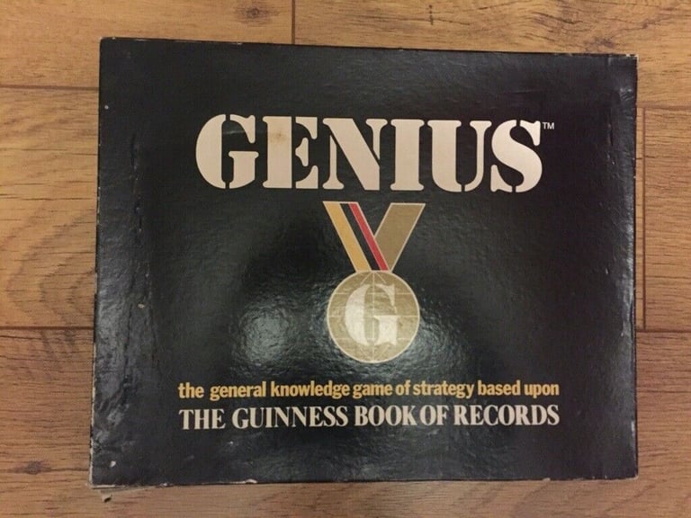 image for Board Game - Genius, The Guiness Book Of Records Board Game, 1988