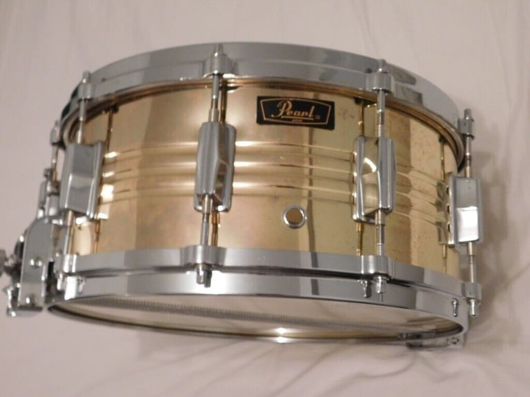 Pearl 4914DC Jupiter brass snare drum 14 x 6 1/2 - Japan - '70s - Vintage &  rare, in Stevenage, Hertfordshire