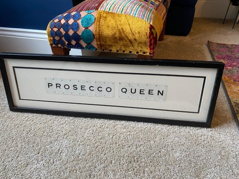 image for New Prosecco Queen playing cards framed