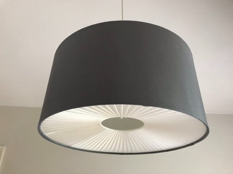 Beautiful Ceiling Pendant Lampshade (Grey) - Mint condition