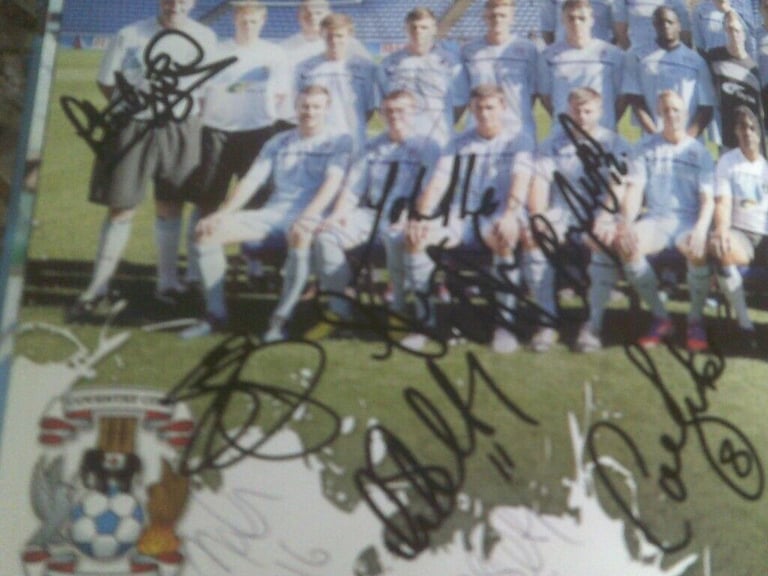 MULTI SIGNED COVENTRY CITY Football  ANNUAL 2013 H/B  