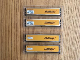 Crucial Ballistix Memory 4GB (4x1GB)