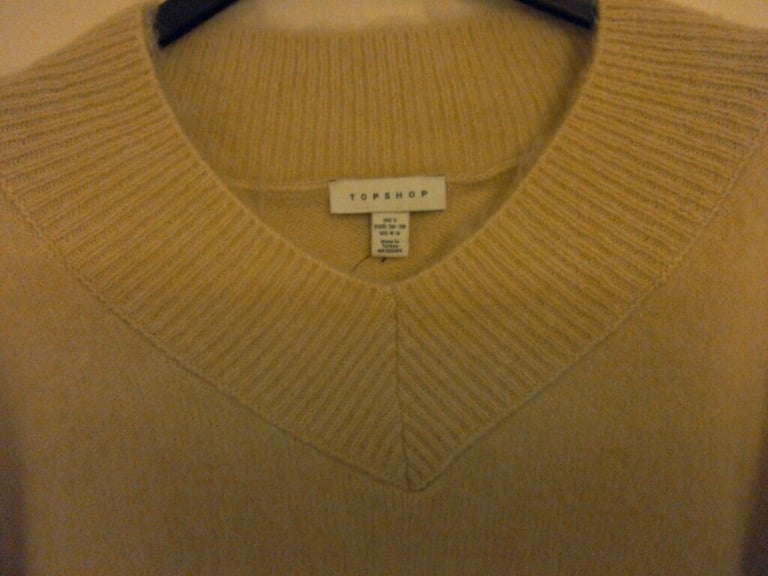 Gorgeous brand new Top Shop Ivory Brushed Longline knitted Jumpers small & medium £30 each one
