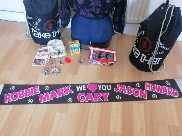 Rare Collectible TAKE THAT Official Merchandise Memorabilia Bundle ( Rare Items). 