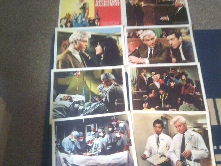 8 ORIGINAL CINEMA LOBBY PHOTO CARDS OPERATION HEARTBEAT RICHARD BRADFORD   BUYER COLLECTS 
