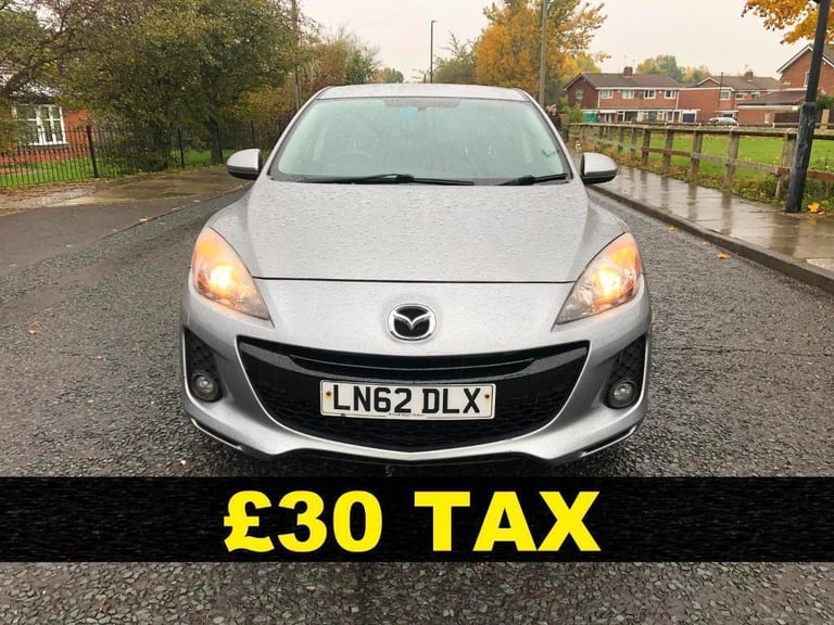 1.6 DIESEL_2012 Mazda 3_manual_1 Year MOT_£30 Tax, 90k Miles_Srvc Hstry_x2 Keys
