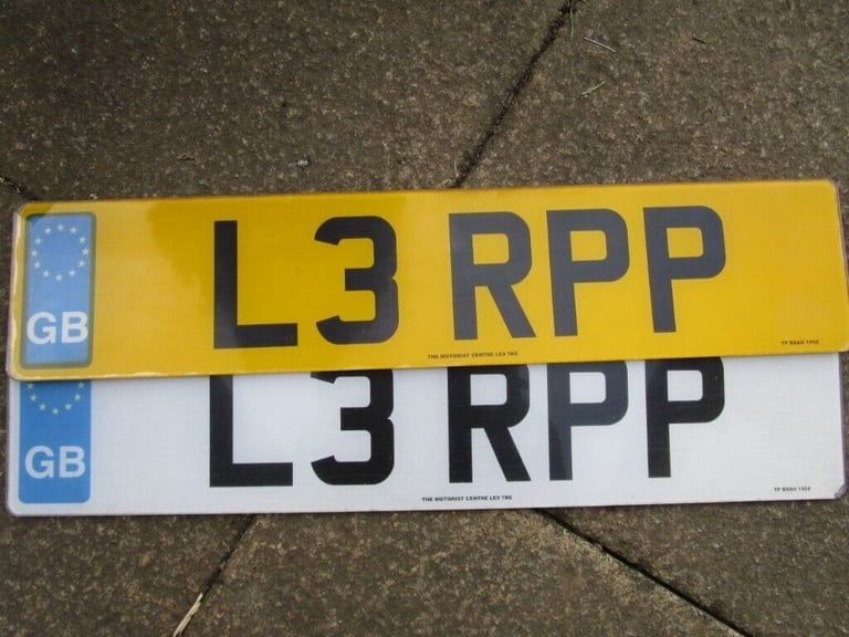 image for Private Number Plate For Sale - L3 RPP - Ready To Fit - On Retention Certificate. 