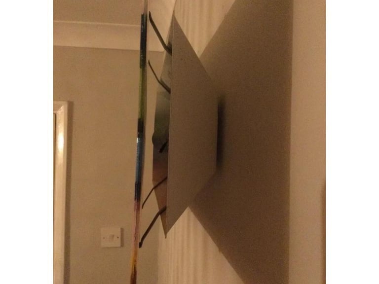 IKEA Gyllen wall mounted glass panel light…..beautiful! 