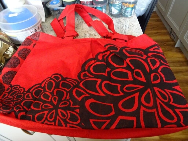 Tote Bag  ZPM Ladies Red & Black 