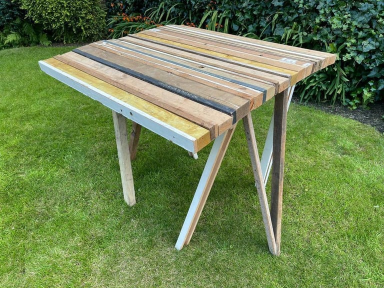 Bespoke Handmade square table / upcycled Reclaimed wood 🪵🪚🔨♻️