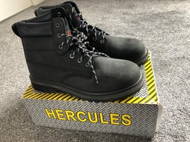 New Hercules heavy duty safety work boots size 8