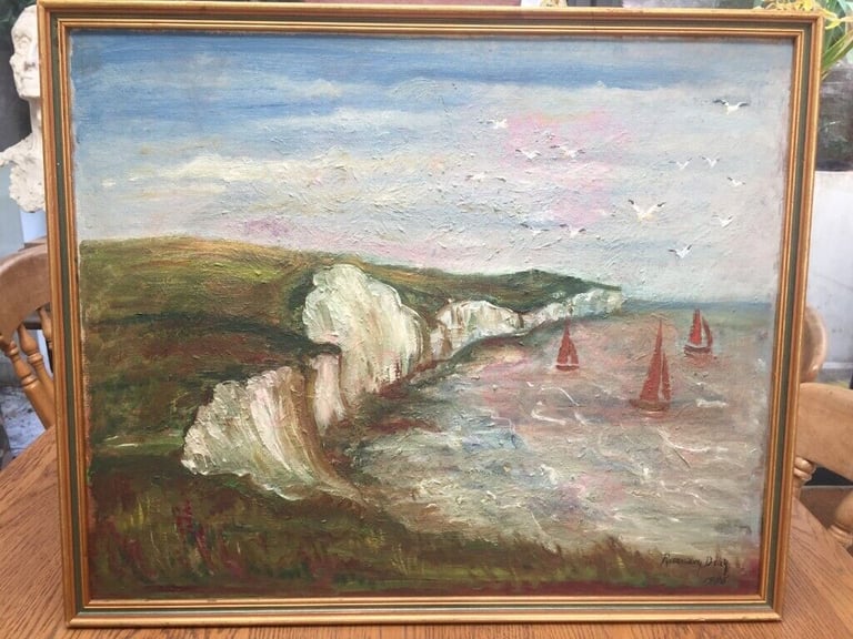 image for South coast view, original artwork
