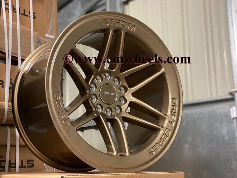18" Inch Strom DS-25 Drift Alloy Wheels 5x114.3 Fits Nissan silvia skyline S14 S15 RX7 MX5 R32 R33 