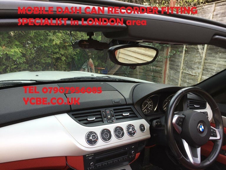 Car Dash Cam fitted Recorder camera DVR van INSTALLATION in London area