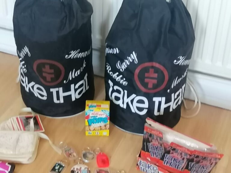 Rare Collectible TAKE THAT Official Merchandise Memorabilia Bundle ( Rare Items). 