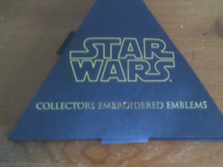 image for STAR WARS  EMBROIDERED EMBLEMS   NEW  BUYER COLLECTS 