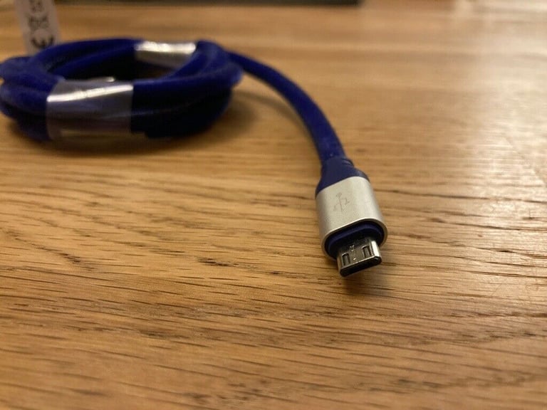 image for USB to Micro USB - phone charger (Blue velvet)