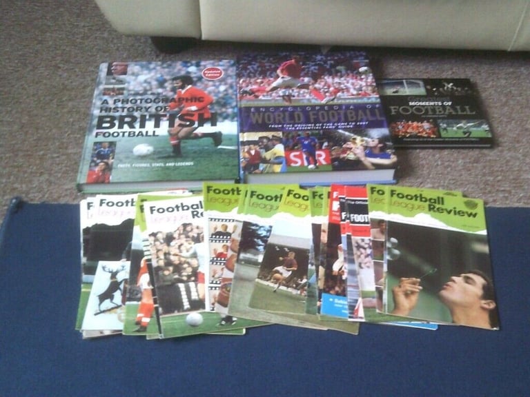 image for 30 MIXED FOOTBALL BOOKS + MAGAZINES  