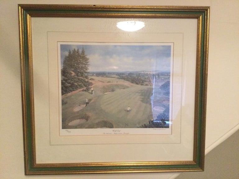 image for Frames limited edition golf print