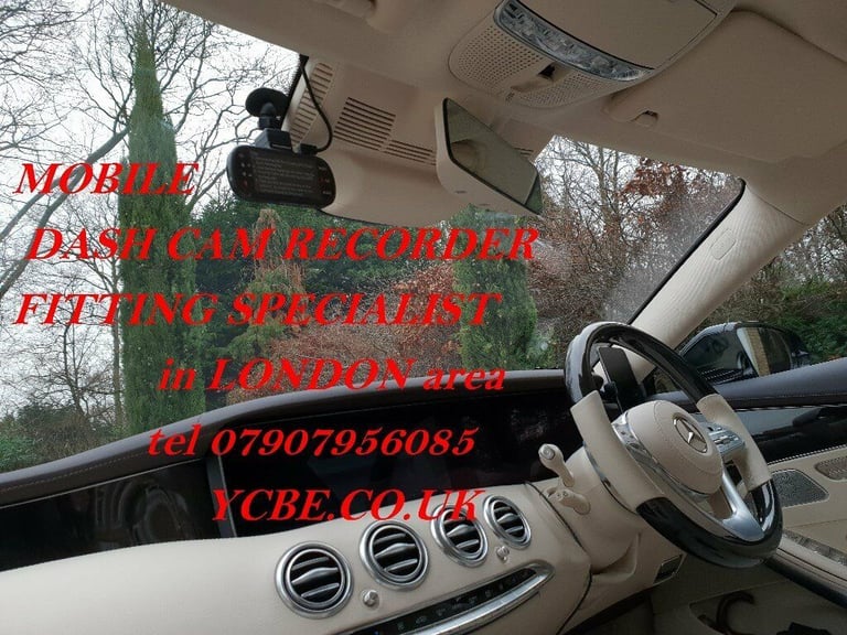 image for Car Dash Cam fitted Recorder camera DVR van INSTALLATION in London area