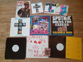 13 x sigue sigue Sputnik vinyl / cassette 
