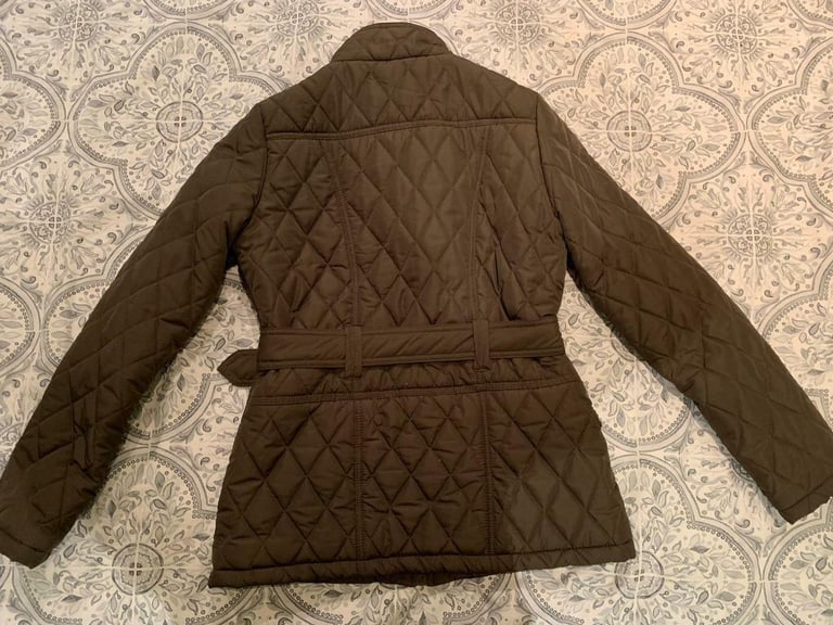 Ladies green coat size 8