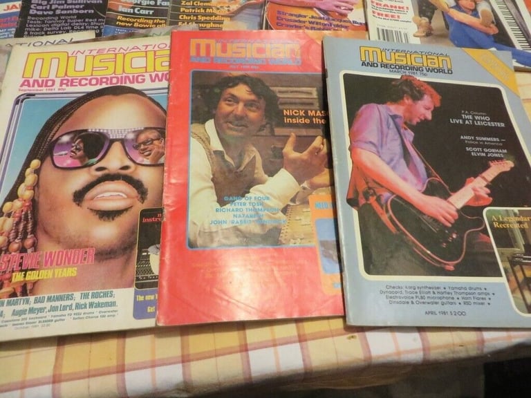 Collectable music magazines from the 70’s, 80’s, 90’s, 00’s, 10’s. 