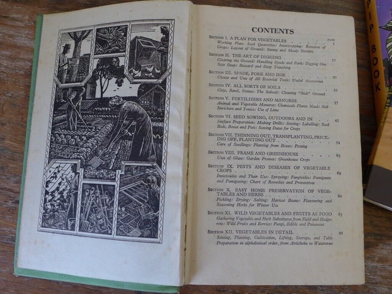 Three Collectable Vintage Gardening Books. See titles and details below. The three for £20.
