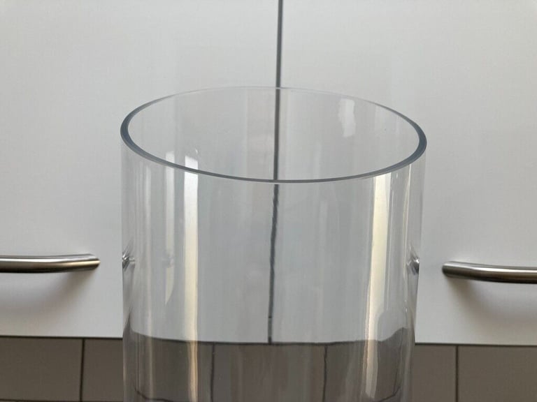 Decorative Large  Asymmetrical Glass Vase –  Unused Condition