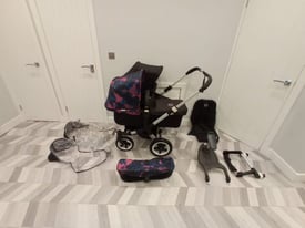 STUNNING DOUBLE BUGABOO DONKEY DUO, INC EXTRAS AND BUGGY BOARD, ONLY £750!