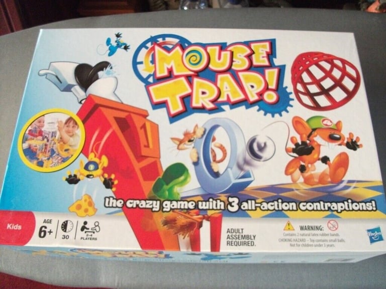 Vintage Mouse Trap Game From Hasbro -  UK in 2023