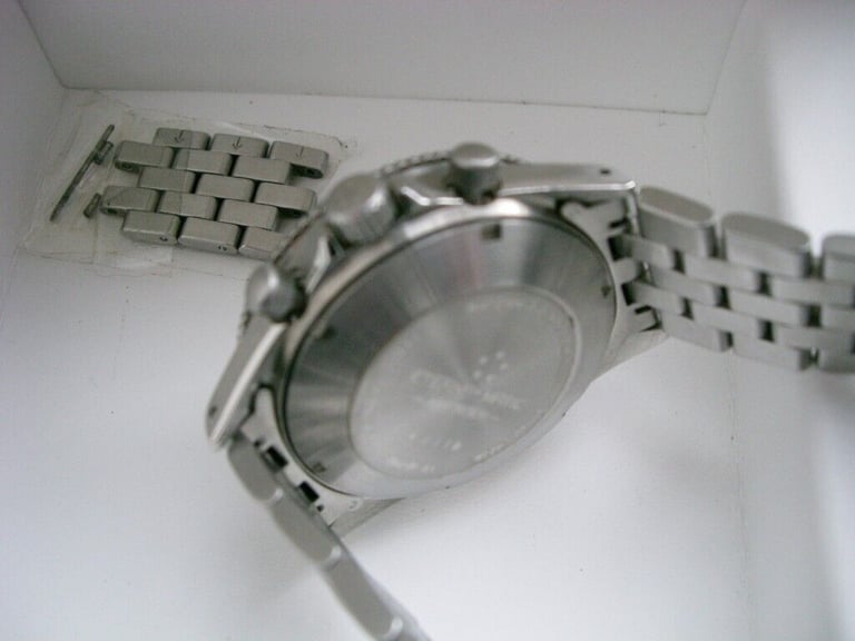 Eterna Airforce III automatic mechanical chronograph wristwatch - new old stock - '90s- Val 7750