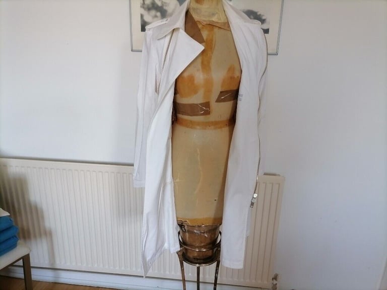 Rare Vintage 90's Designer KARL LAGERFELD Long Sleeve Utilty Dress. Ex Cond. Size : EU 40.