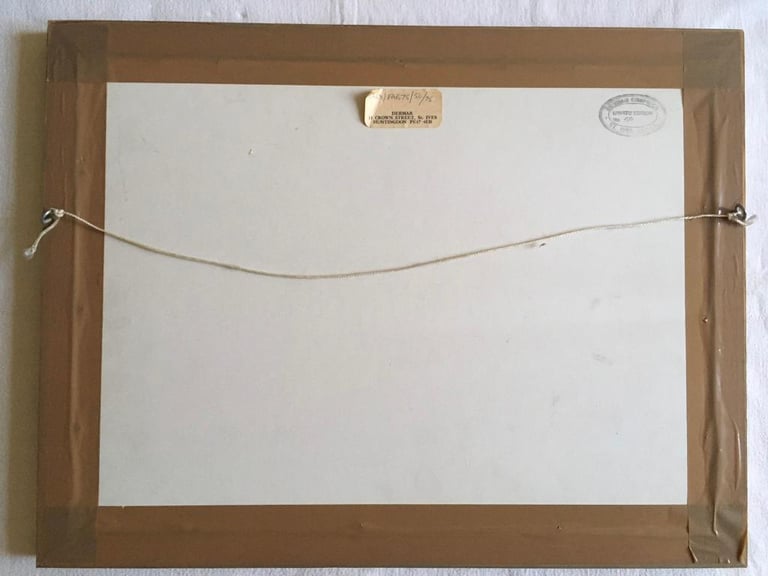 Limited Edition Mounted and Framed Print by F.A. Betteridge 1975 50/75 Hand Signed